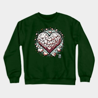 Heart for you - Valentine's Day - Heart shape - Red hearts Crewneck Sweatshirt